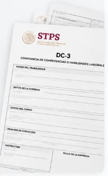 Formato DC-3: constancia de competencias o habilidades laborales